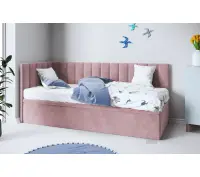 INTARO A44 łóżko tapicerowane z pojemnikiem 80x200