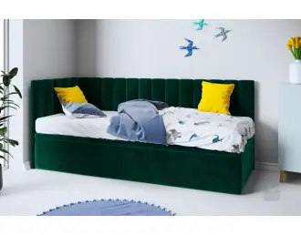 INTARO A44 łóżko tapicerowane z pojemnikiem 70x200