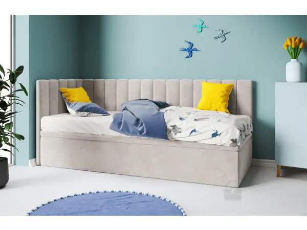 INTARO A44 łóżko tapicerowane z pojemnikiem 120x200