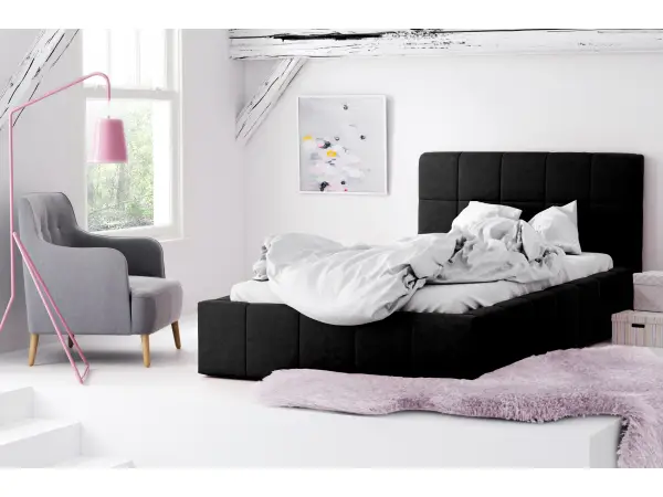 JENNIFER 1 łóżko tapicerowane 90x200