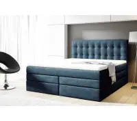 PARIS 4K łóżko kontynentalne 200x200 podwójne przeszycia