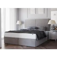 PANAMA 2R łóżko 160x200 pojemnik, tapicerowane zagłowie