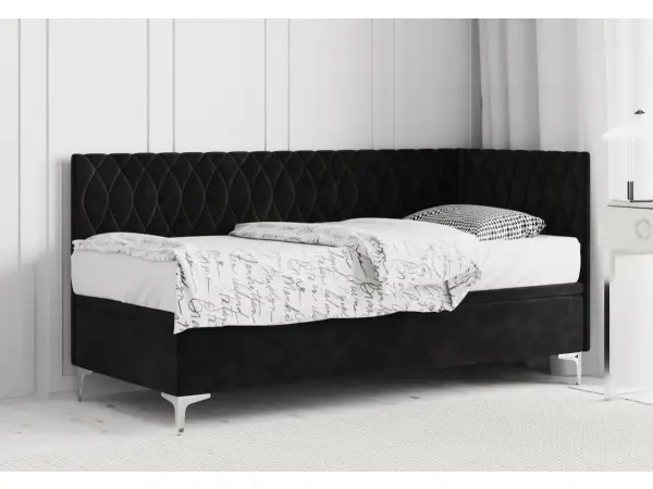 DIANA 1R tapicerowane łóżko 80 x180 z pojemnikiem