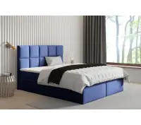 CLEO 1M łóżko kontynentalne 180x200 z materacem i pojemnikiem