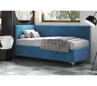 PLAY 1R dziecięce łóżko jednoosobowe, tapicerowane 80x180 z pojemnikiem