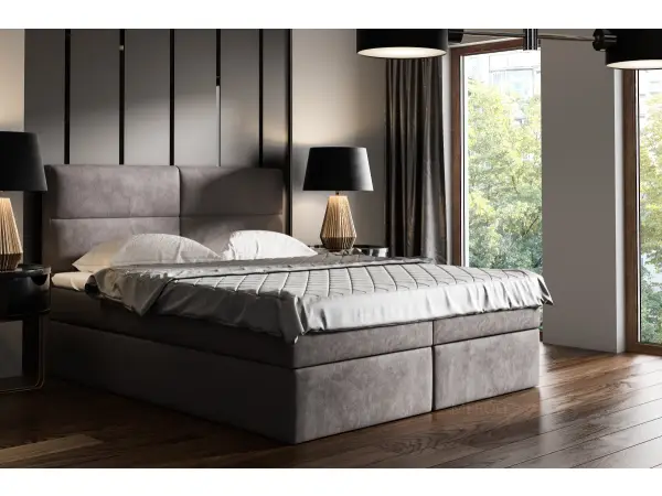 quattro łóżko kontynentalne 160x200 z pojemnikiem