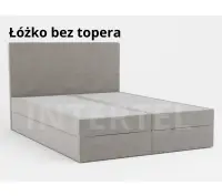 QUATTRO łóżko kontynentalne z pojemnikiem 180x200