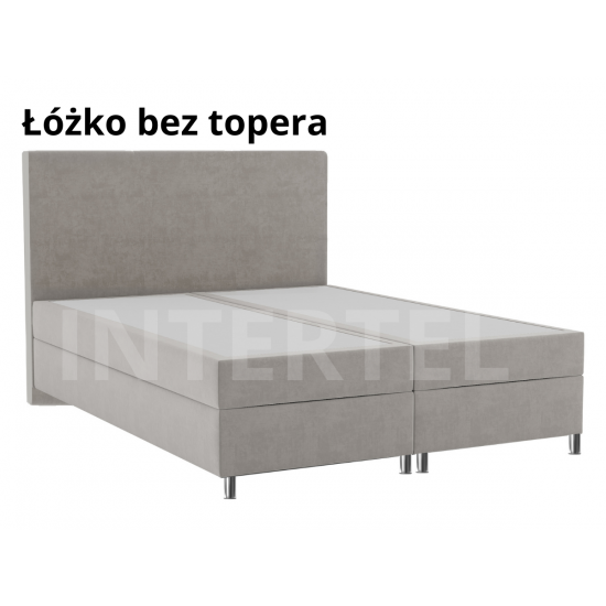 LILI 1 M komfortowe łóżko kontynentalne 200 x 200  Chesterfield