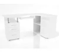 MAKSYM biurko narożne białe
