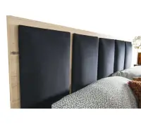 OD RĘKI ! CALI C16 łóżko 160x200 pojemnik + stelaż, artisan / czarny mat