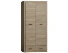 OREGON 01 szafa 2-drzwiowa z szufladą dąb gradson