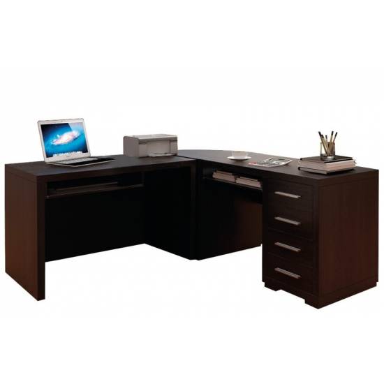 WERONA biurko narożne santana ciemna V28 + V29 + V32