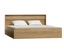 MEDIOLAN 9 łóżko 160x200 hikora naturlna