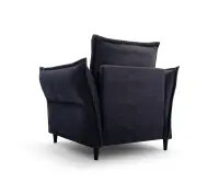 FLAVIO F2 elegancki fotel pikowana poduszka oparciowa