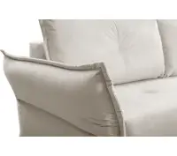 FLAVIO S2 elegancka  kanapa 2-osobowa z funkcją spania i pojemnikiem , regulowane podłokietniki