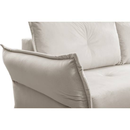 FLAVIO S2 elegancka sofa 2-osobowa z funkcją spania i pojemnikiem , regulowane podłokietniki