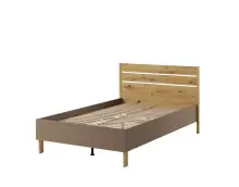 LENNY LY-08 młodzieżowe łóżko 120 ze stelażem dąb artis / beż / truflowy