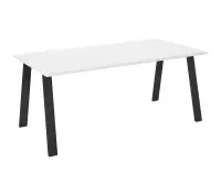 KLAUS stół industrialny 185 x 90 cm biały
