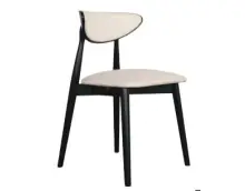 MARCO 65 C drewniane krzesło tapicerowane do jadalni, kolory