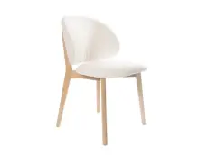 MARCO 70 drewniane krzesło tapicerowane do jadalni, salonu