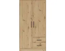 MARTUS SR3 szafa uchylna 100  2 - drzwiowa z szufladami w kolorze artisan