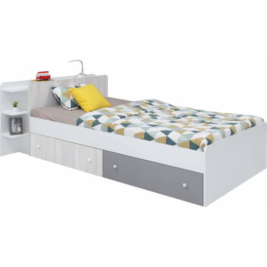 COMO 13 łóżko L/P 120x200 z szufladami