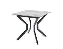 MOOD 41 loftowy stół rozkładany 85x85-125 podstawa czarny metal