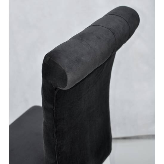 ROYAL 1  krzesło pikowane guzikami z wałkiem