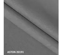 OD RĘKI ! Łóżko kontynentalne TRENTO 80x200 tkanina Aston 20191 szary z materacem piankowym 7-strefowym, zagłowie pionowe pasy, strona lewa