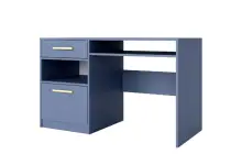 BALI biurko z szafką i szufladami,  zgaszony błękit